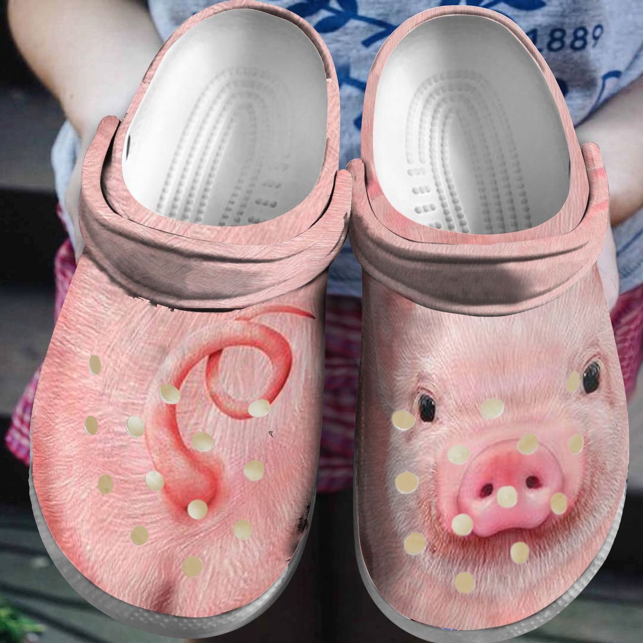 Pig Personalized Clog, Custom Name, Text, Color, Number Fashion Style For Women, Men, Kid, Print 3D Pig