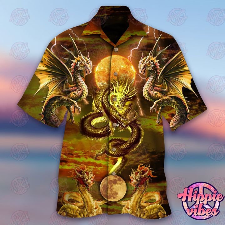 Golden Dragon Hawaii Shirt Ha95322