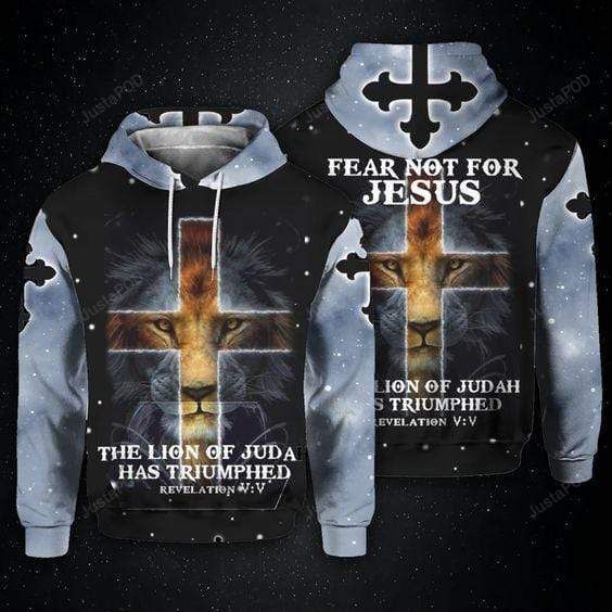 The Lion Of Judah Jesus Hoodie 3D