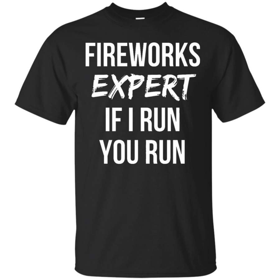 AGR Funny Joke Shirt 4th of July Fireworks T-Shirt for Adults