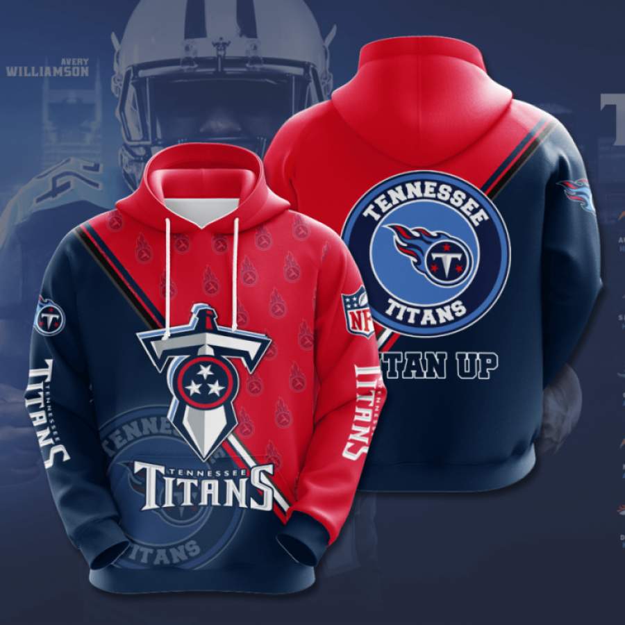 Tennessee Titans Hoodie 3D Style2977 All Over Printed