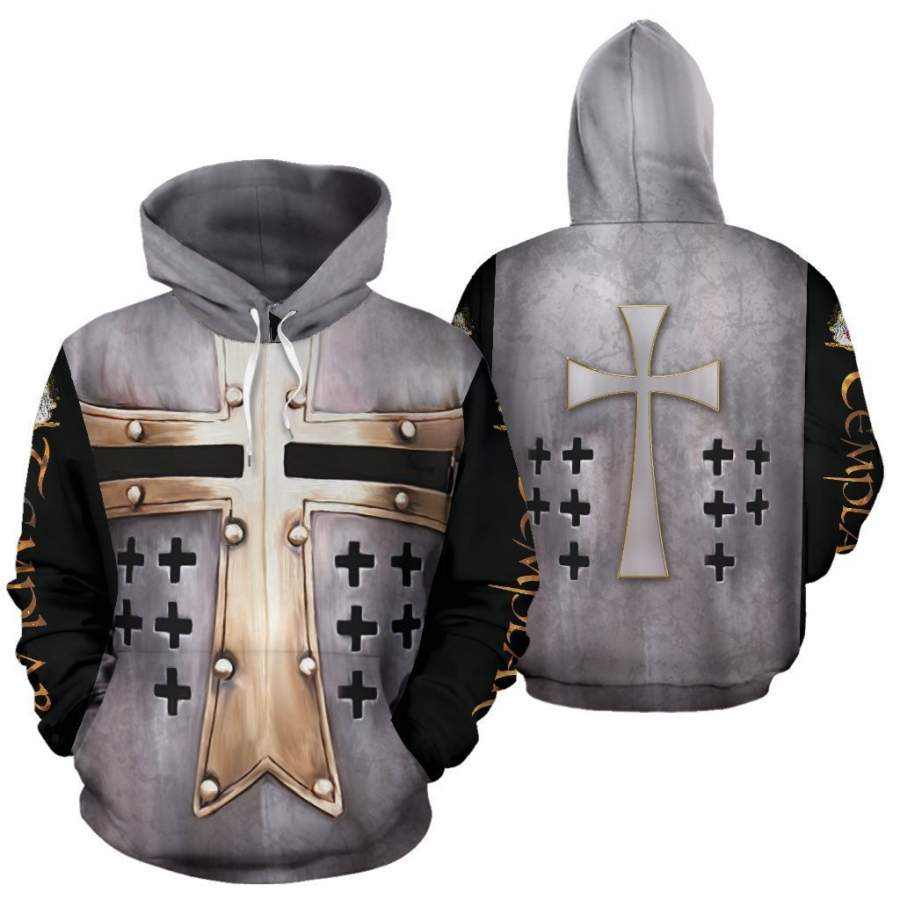 Viking Hoodie – Templar Cross K2