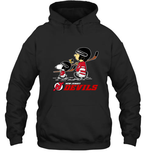 Let’S Play New Jersey Devils Ice Hockey Snoopy 2D Hoodie