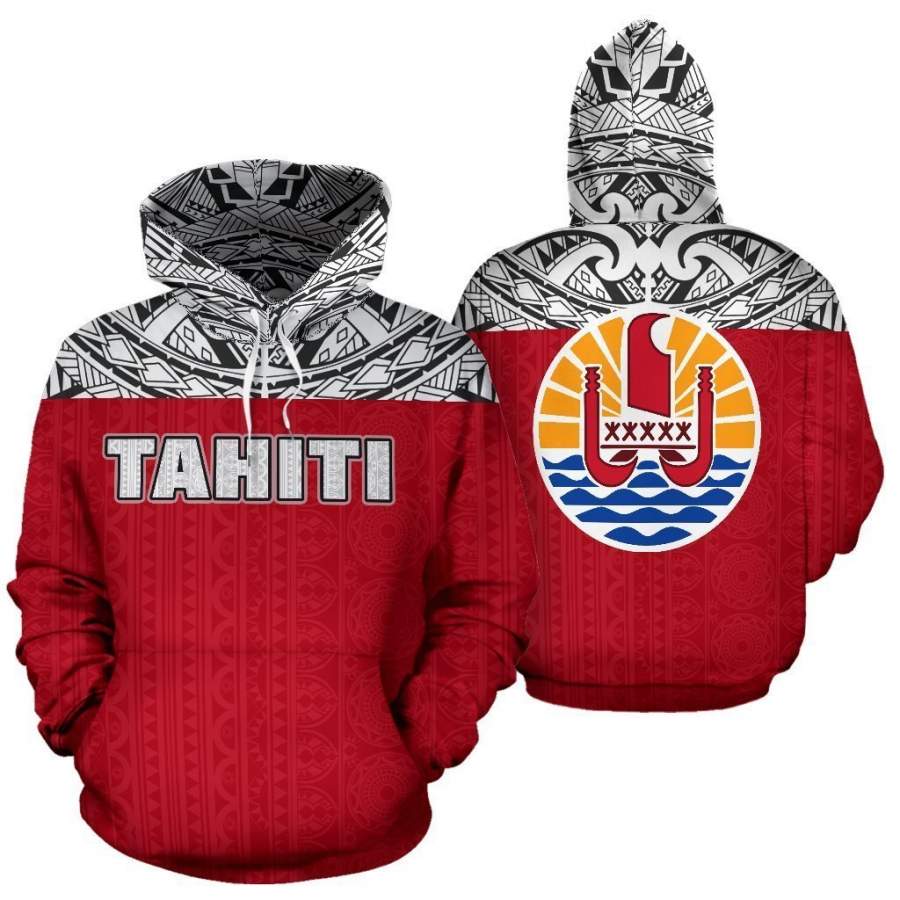 Tahiti Polynesian All Over Hoodie – BN09