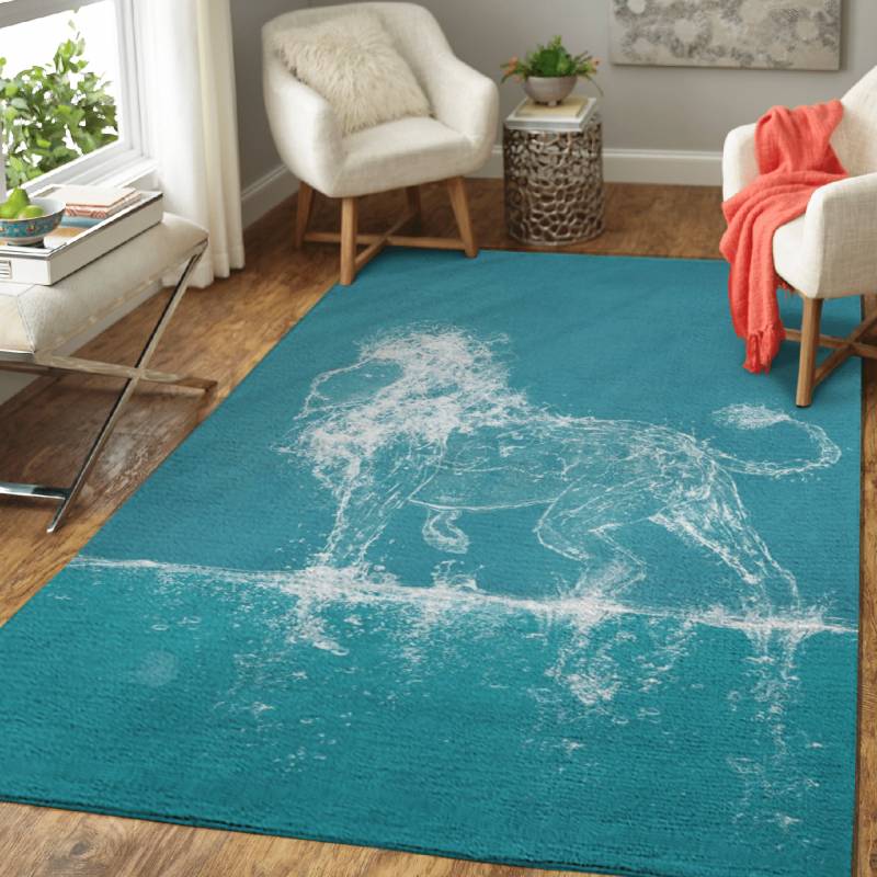 The Water Lion – Animals Area Rug Carpet