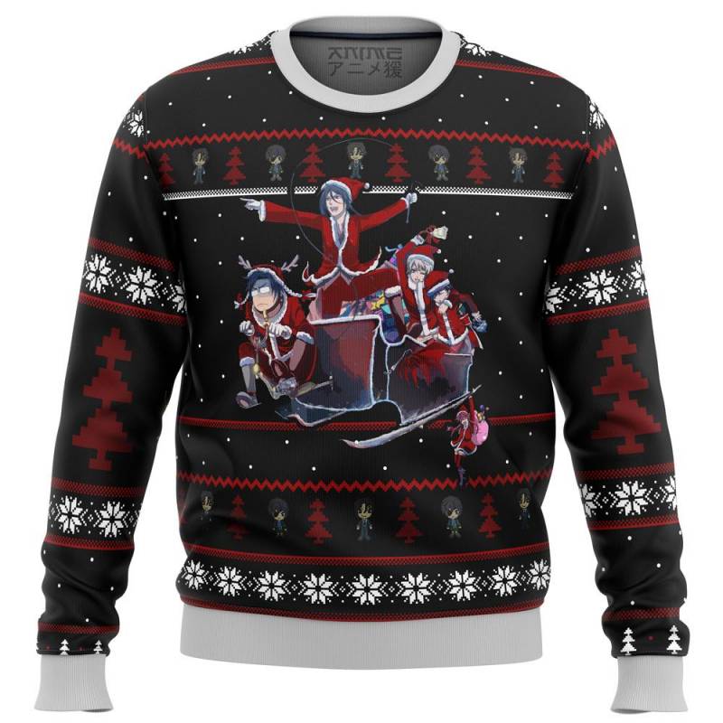 Black Butler Holiday Premium Ugly Christmas Sweater