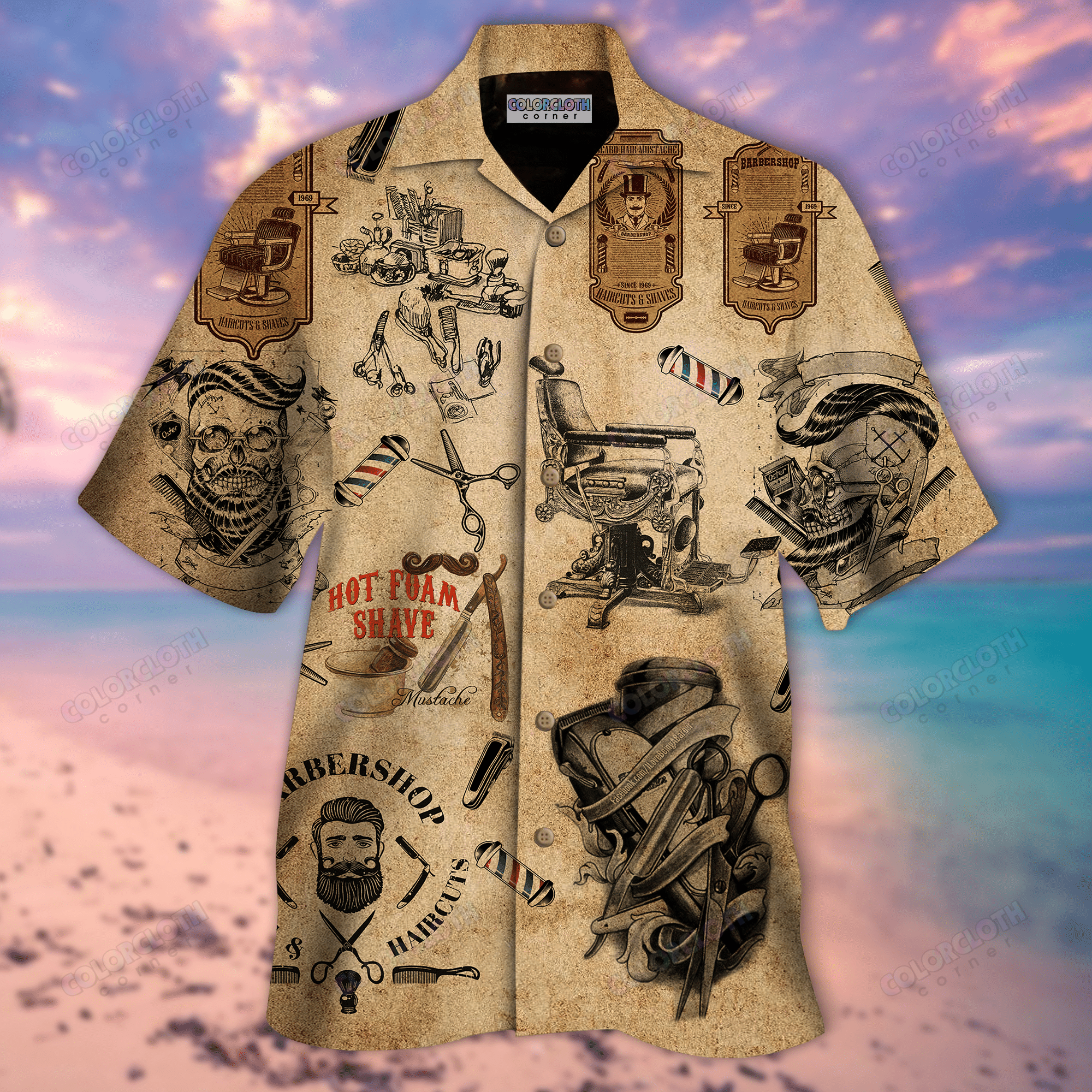 Find Your Style In Barber Shop Unisex Hawaii Shirt Ha47067