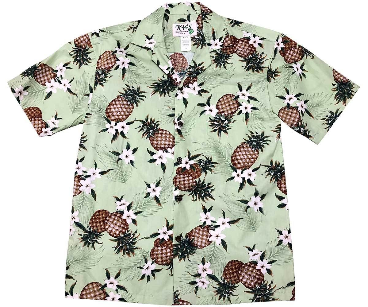 Pineapples Green Hawaii Shirt Ha98771