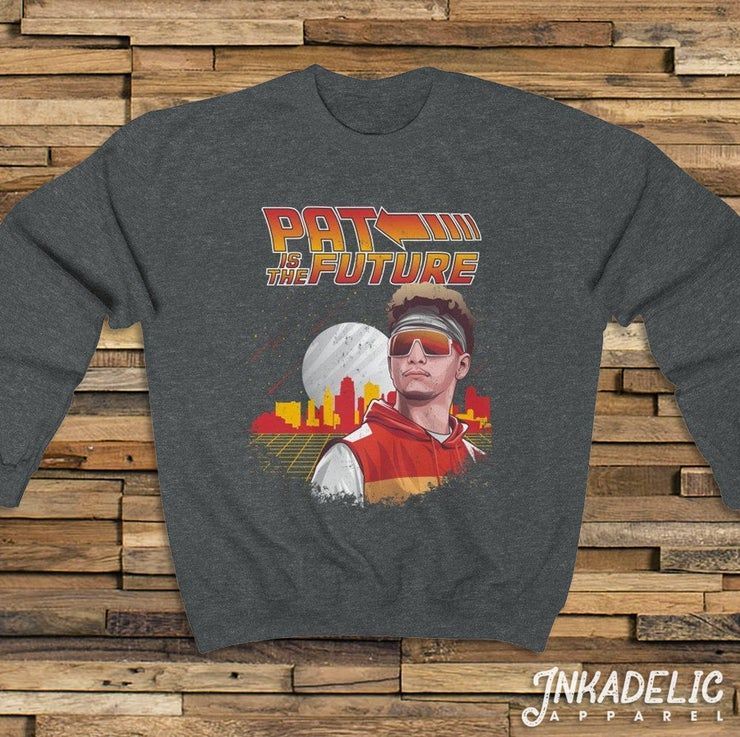 Pat Is The Future Funny Pat Mahomes Fan Inspired Kc Kansas City Football Missouri 2019 Retro Vintage Style Shirt