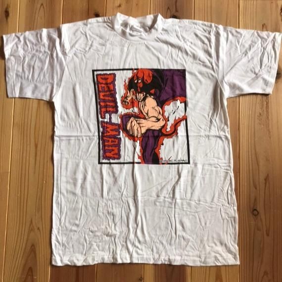 Vintage 90 S Devilman Shirt Nos Dead Stock Shirt