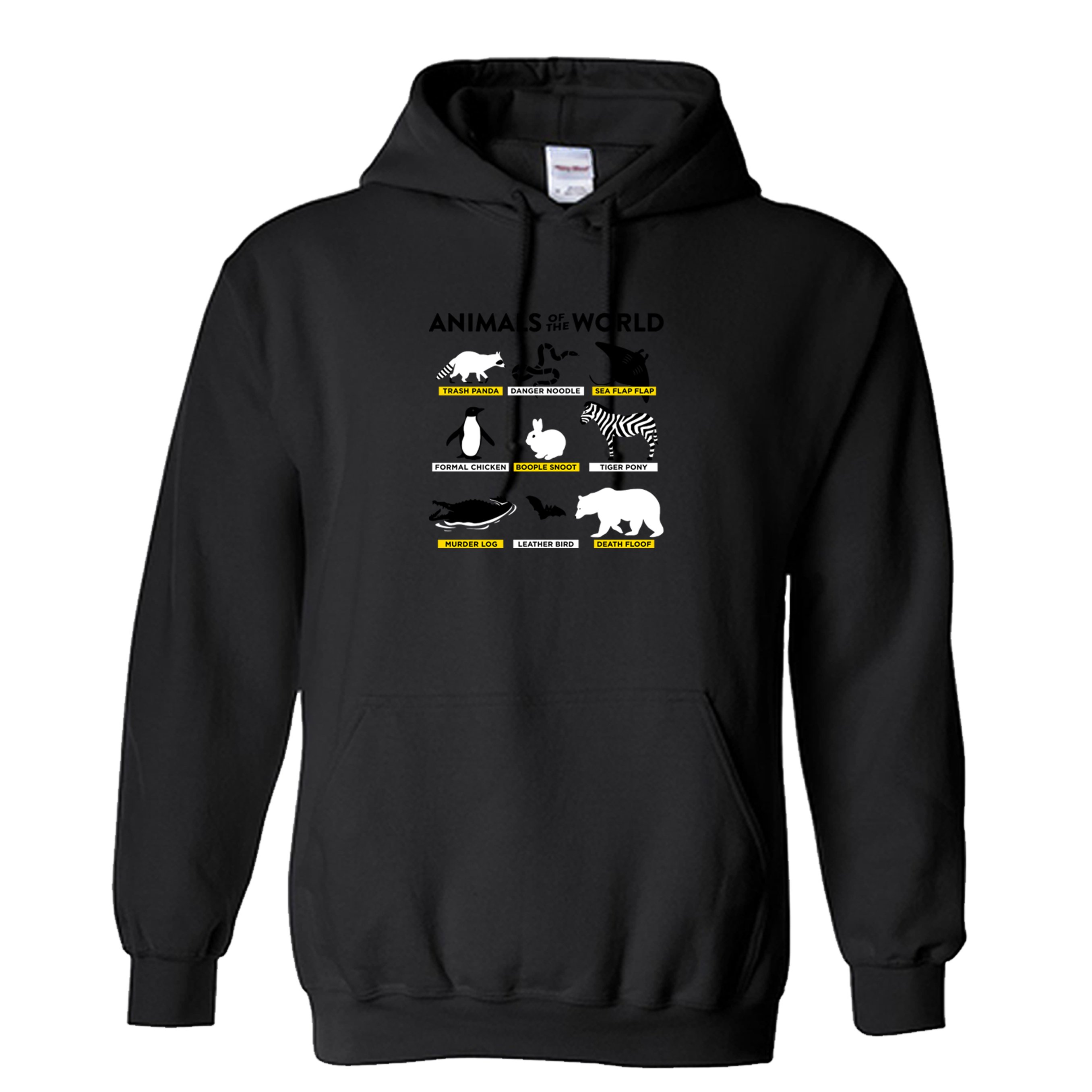 Animals Of The World Unisex Hoodie