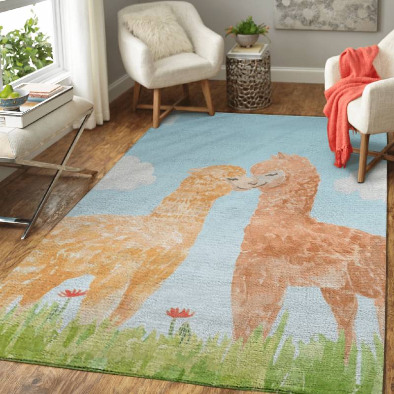 Alpaca – Cute Animals Area Rug Carpet