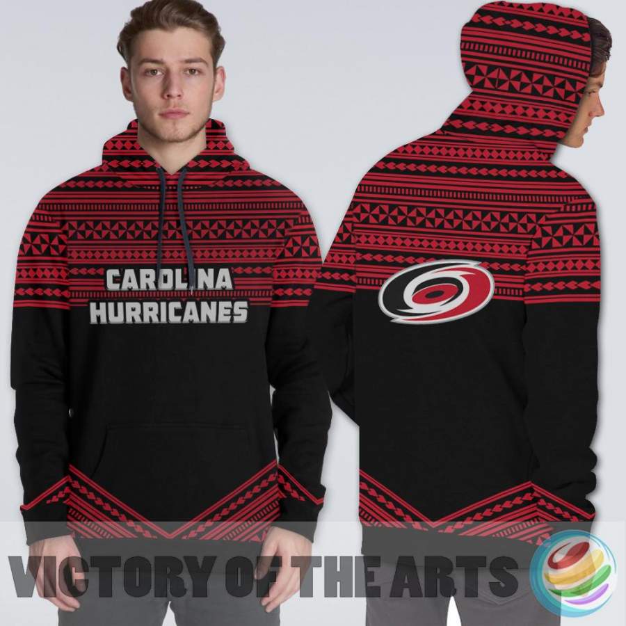 Simple Color Floral Carolina Hurricanes Hoodie