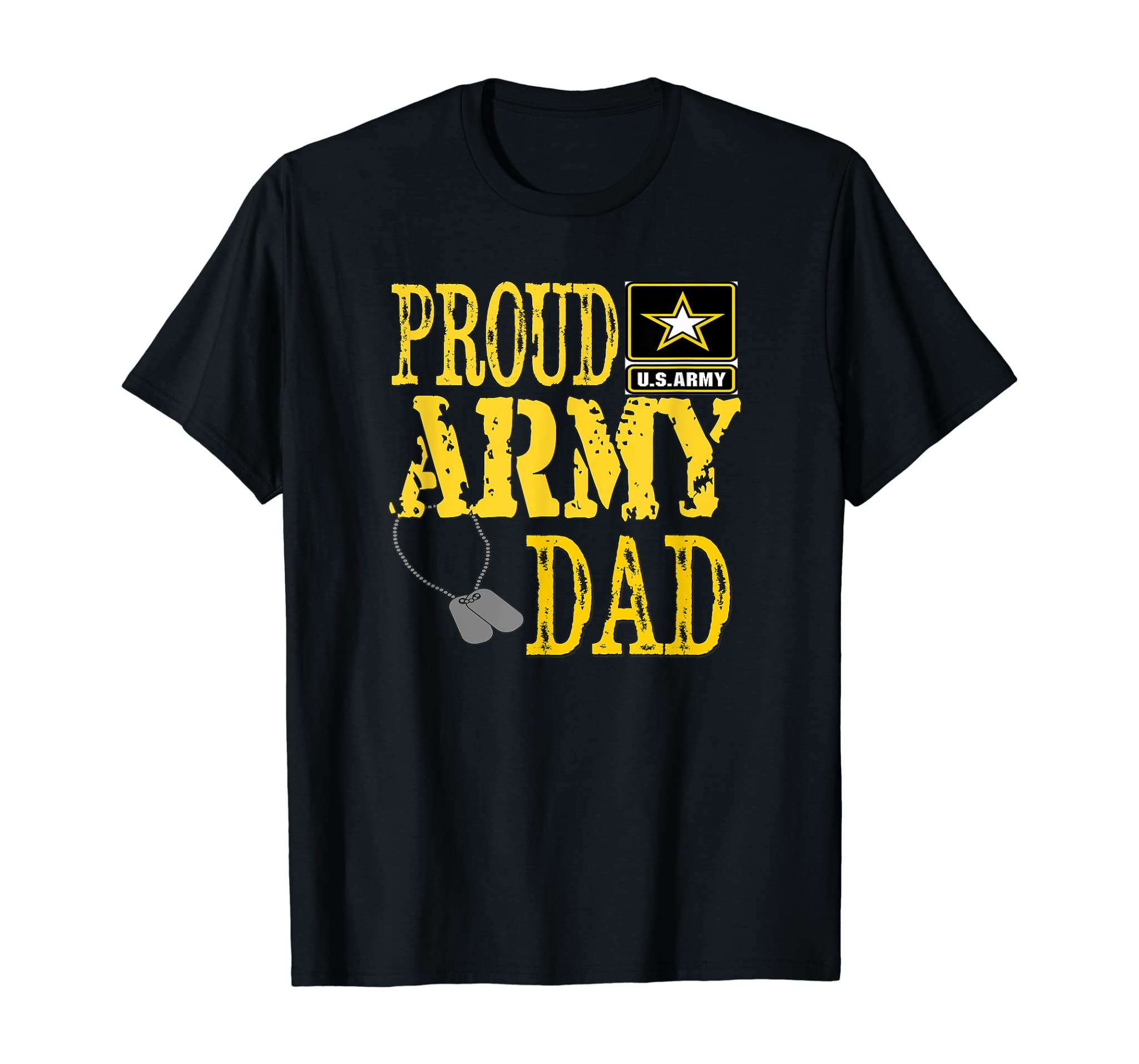 Mens Proud Army Dad Military Pride T-Shirt