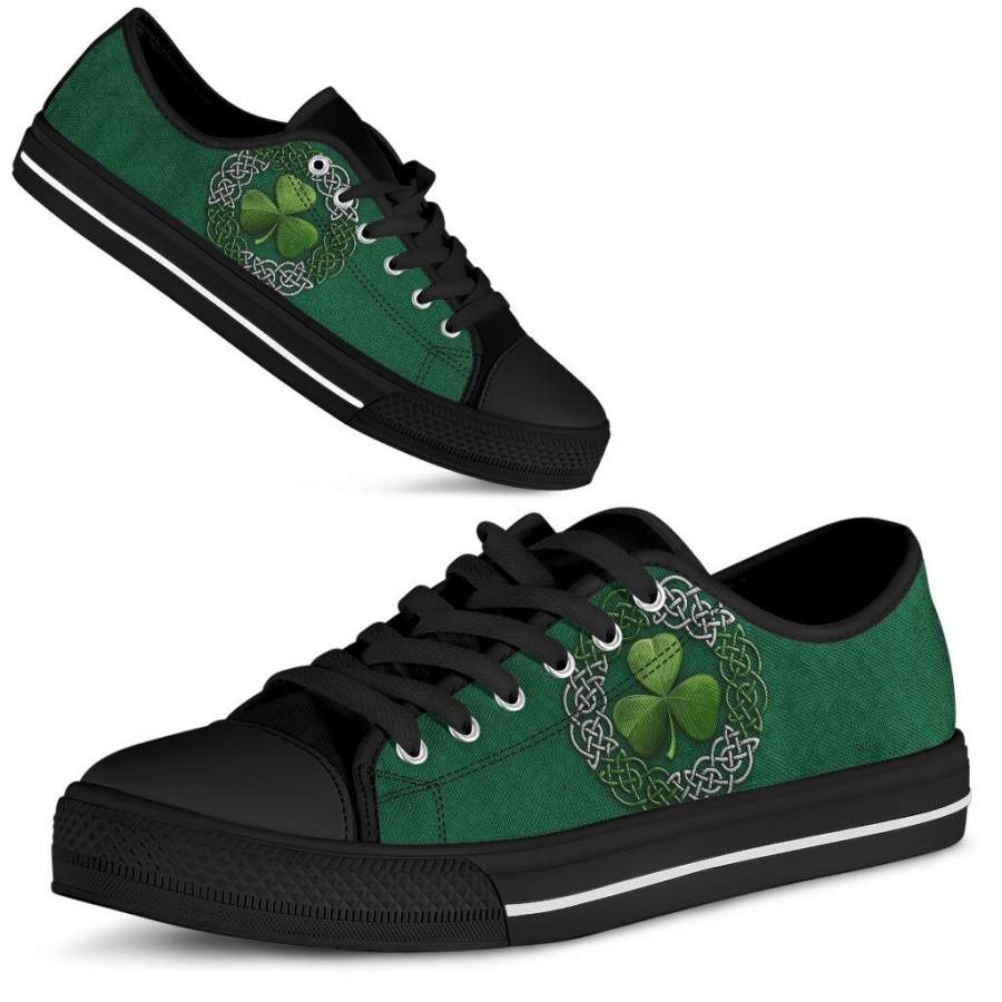 Irish Saint Patrick's Day Shamrock Low Top Shoes