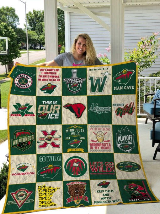 Minnesota Wild Blanket Quilt V3 B93