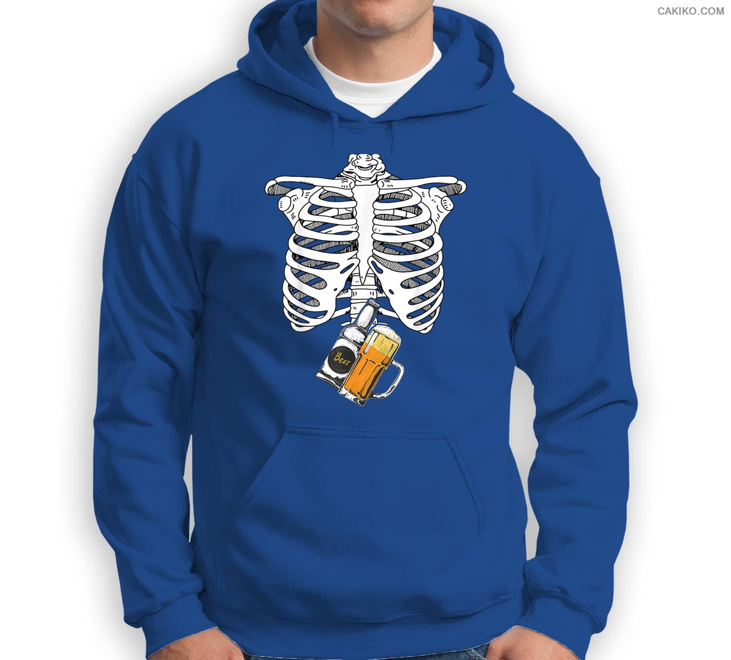 Skeleton Beer Xray Pregnancy Announcement Dad Sweatshirt & Hoodie