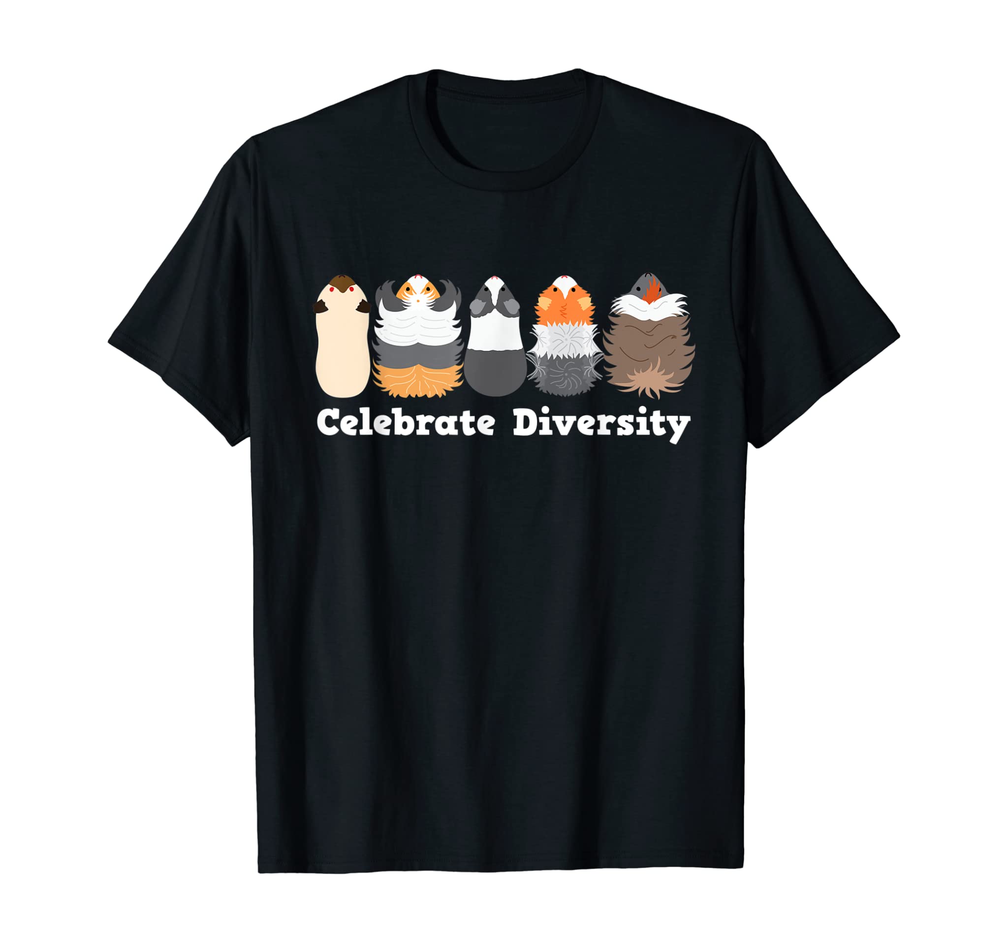 Guinea Pig T Shirt | Celebrate Diversity Funny Guinea Pig T-Shirt