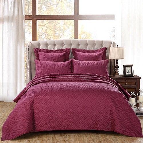 Cotton Bed Cover For Bed Set Quilt Bedspread King Size Blanket Bedding Sets Pink Grey Pillowcase Colchas Para Cama Couvre Lit