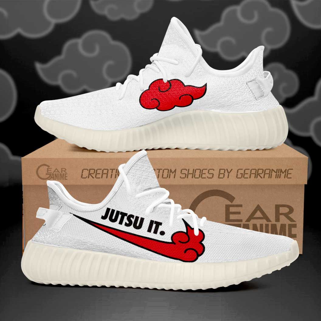 Akatsuki Jutsu It Yeezy Shoes Naruto Custom Anime Sneakers V12 – Yeezy Shoes