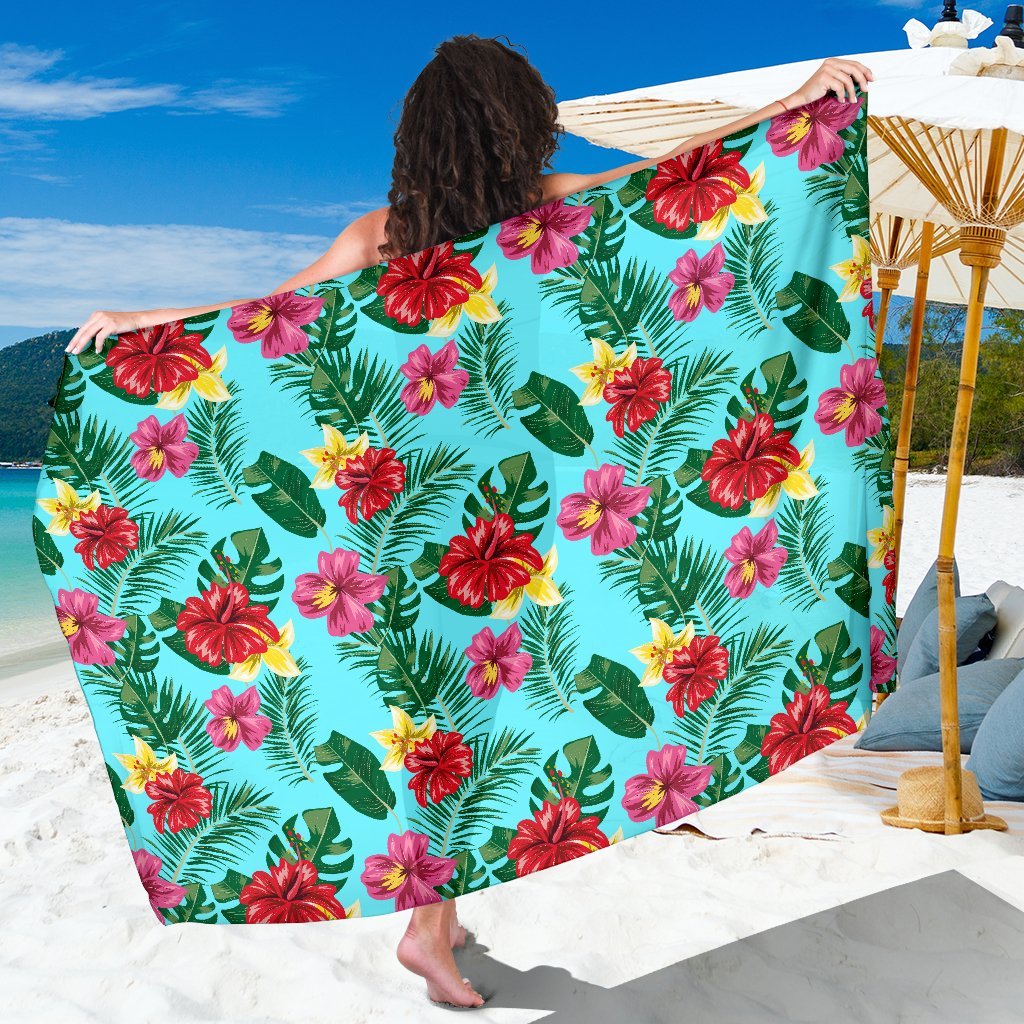 Hibiscus Hawaii Flower Sarong Pareo Wrap Ha45174