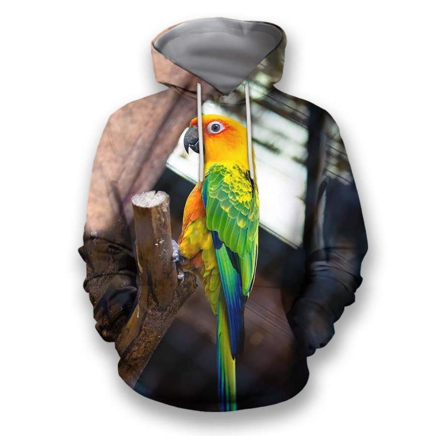 All Over Printed Parrots Shirts H407