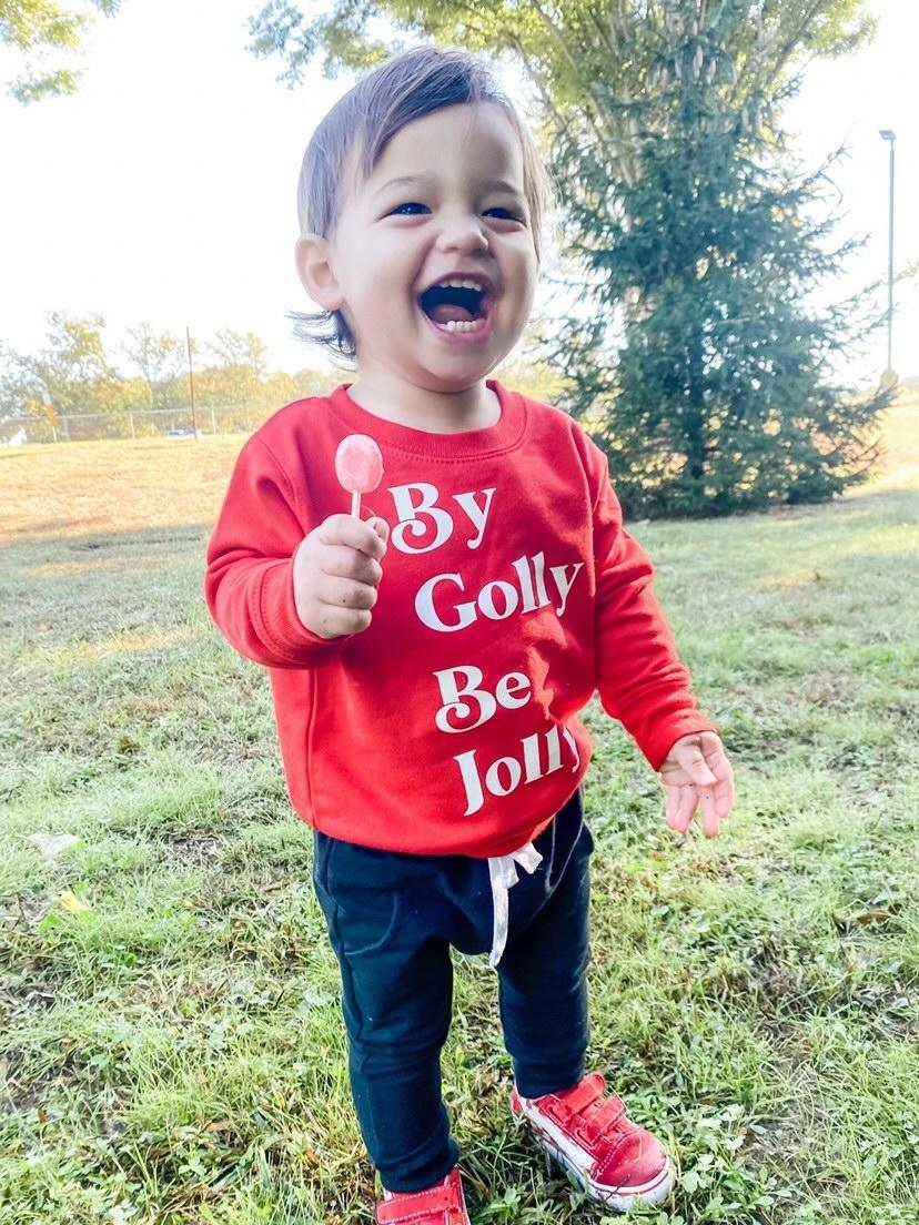 By Golly Be Jolly Toddler Sweatshirt