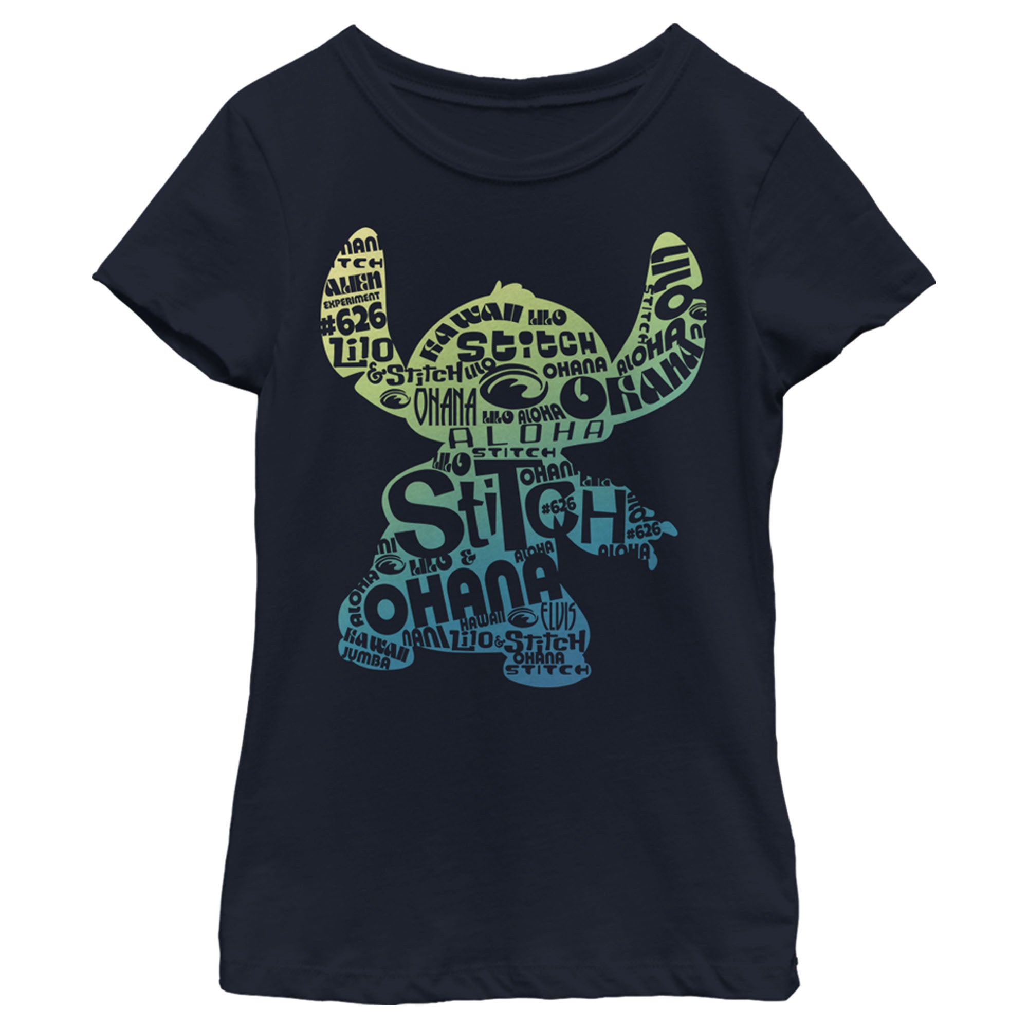 Boy’S Lilo & Stitch Silhouette Stitch T-Shirt