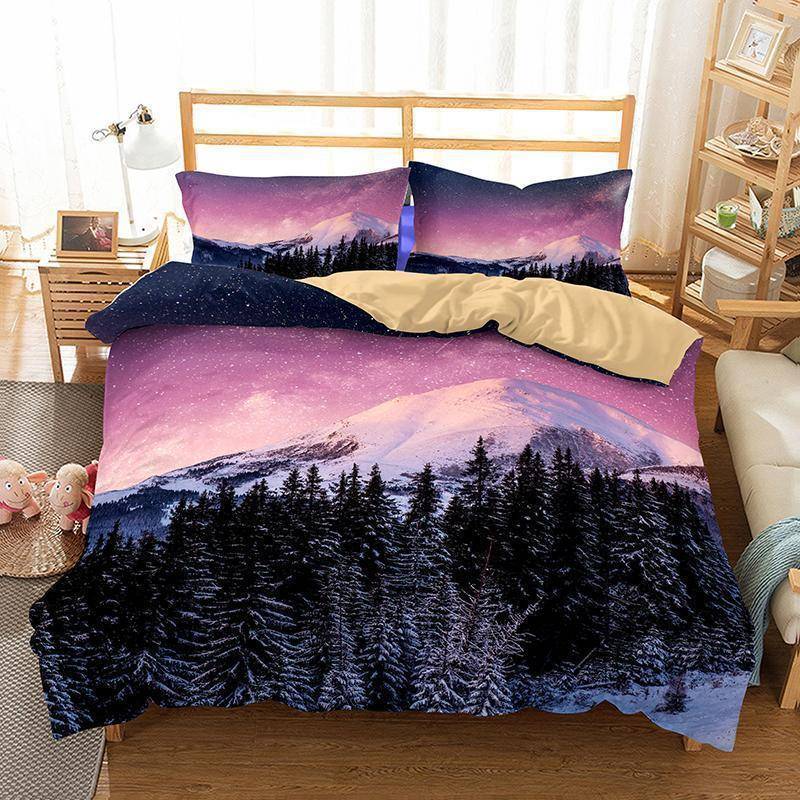 3D Naturalcenerynowceneize Bed Blanket Bules 3D Customize Bedding Set Duvet Cover Set Bedroom Set Bedlinen