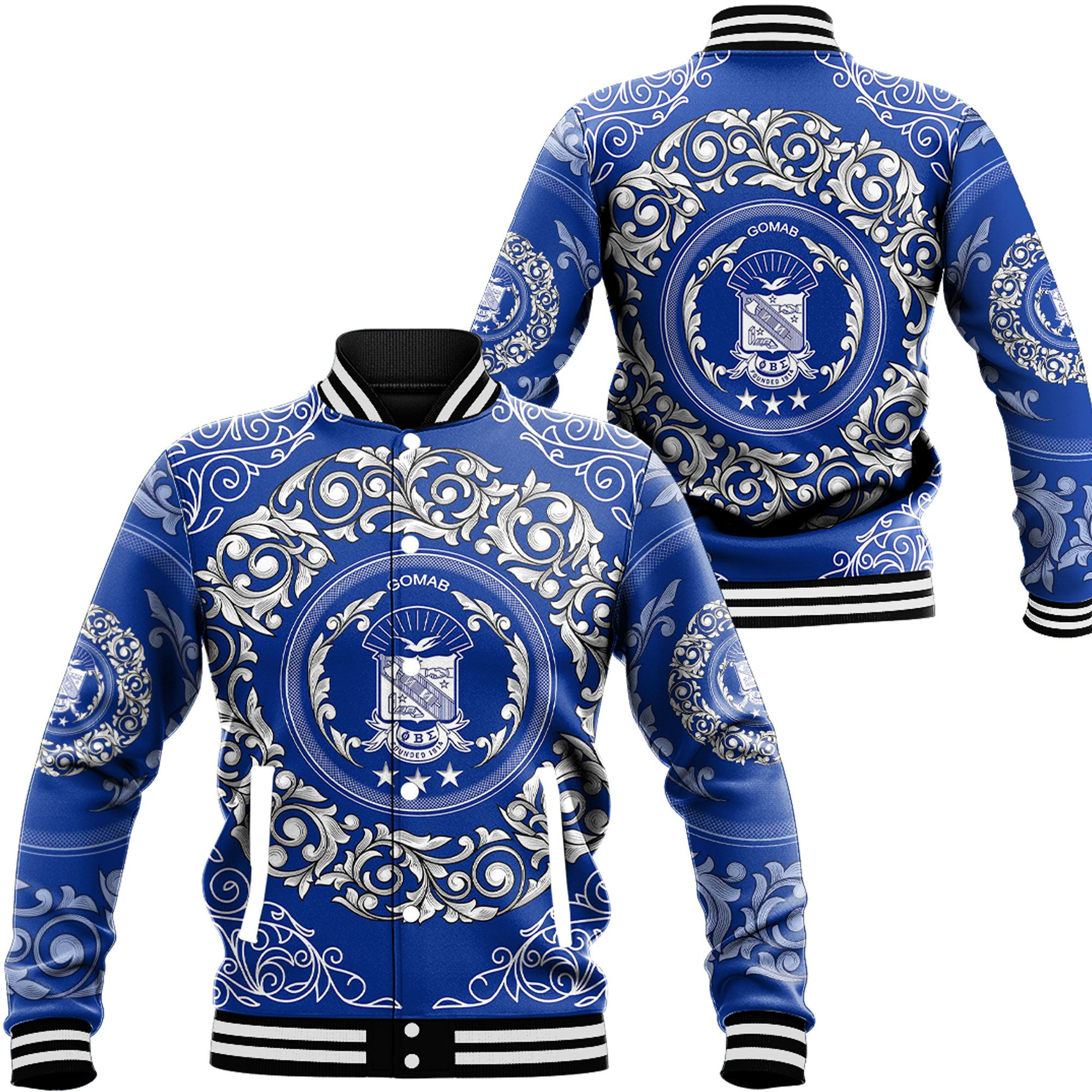 Africa Zone Clothing – Phi Beta Sigma Fraternity Baseball Jackets A35