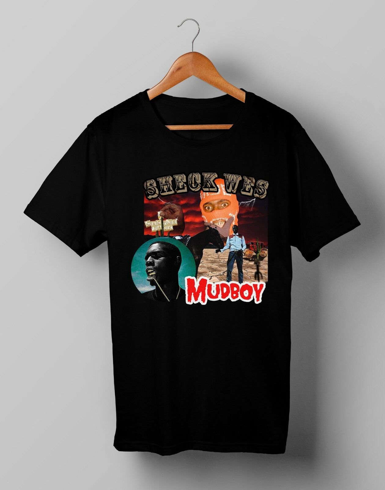 Vintage Sheck Wes MudBoy Rapper Tee T Shirt Size S – 5XL