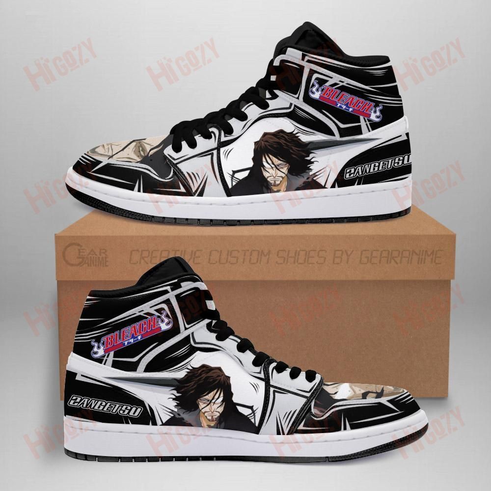 Bleach Zangetsu Bleach Anime Sneakers Anime Fan Gift Idea Mn05