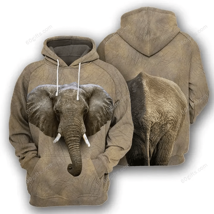 Merry Christmas & Happy New Year 3D Hoodie, Zip Hoodie, Hoodie Dress, Sweatshirt Elephant Apparel All Over Print