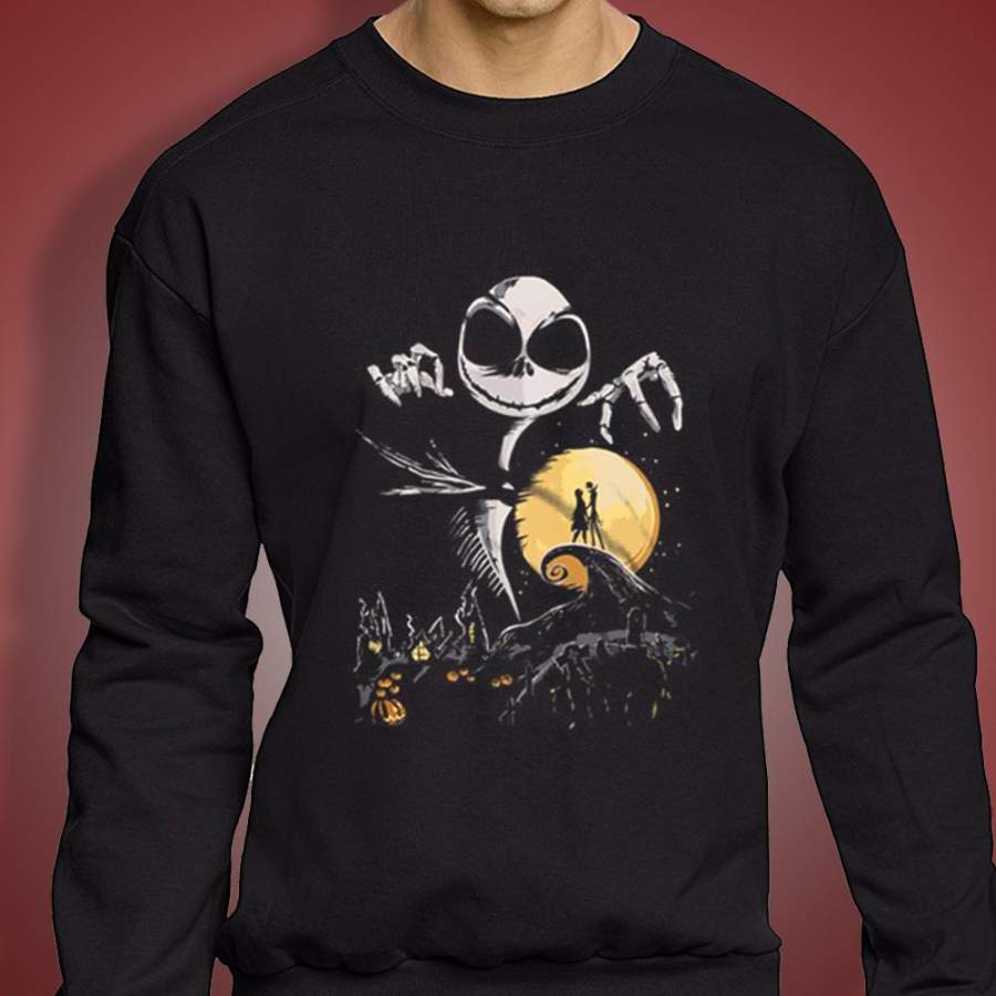 Nightmare Before Christmas Halloween Couple Men’S Sweatshirt