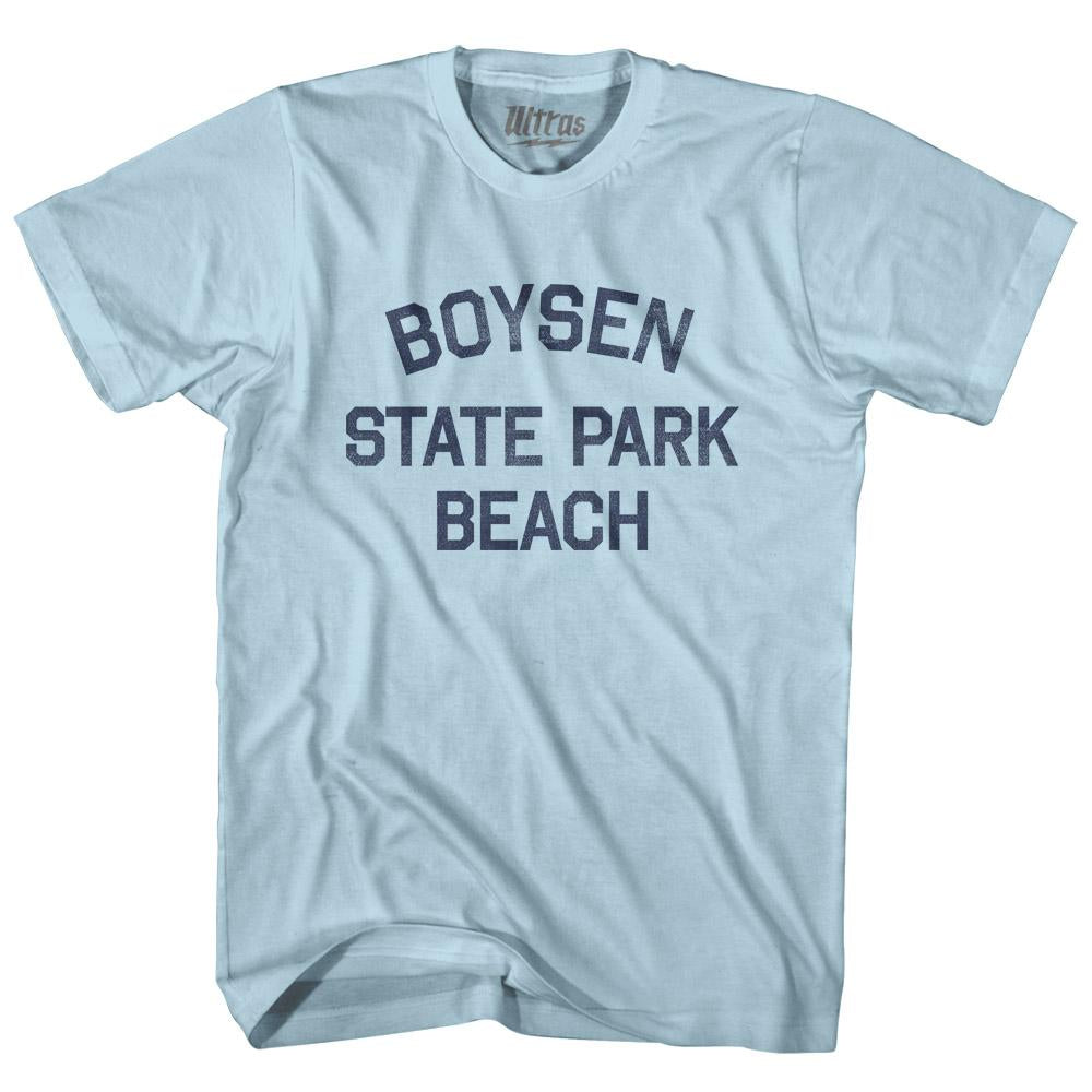 Wyoming Boysen State Park Beach Adult Cotton Vintage T-shirt