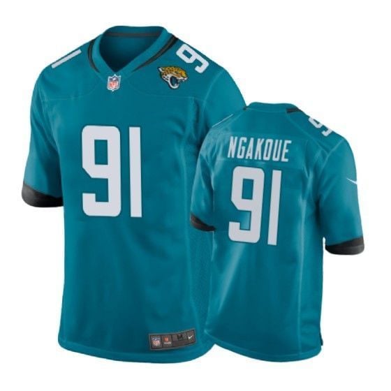 Jacksonville Jaguars Yannick Ngakoue Game Teal Mens Jersey