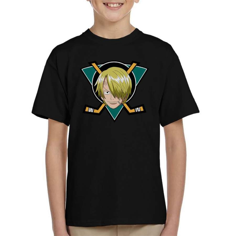 Vinsmoke Sanji Mighty Ducks One Piece Kid’s T-shirt