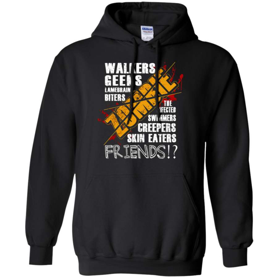 AGR Walkers Geeks Zombie Friends The Walking Dead Hoodie