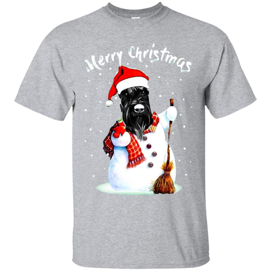 AGR GIANT SCHNAUZER Puppies Ugly Christmas Sweater T-SHIRT