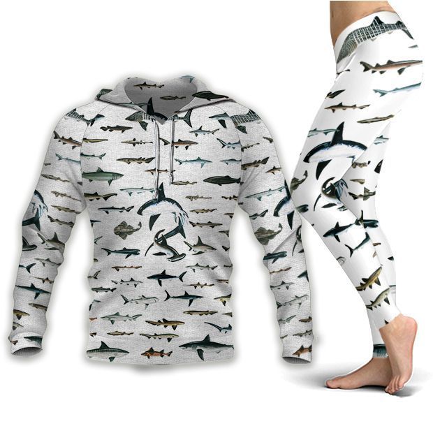 Shark Hoodie + Leggings, Ocean Hoodie