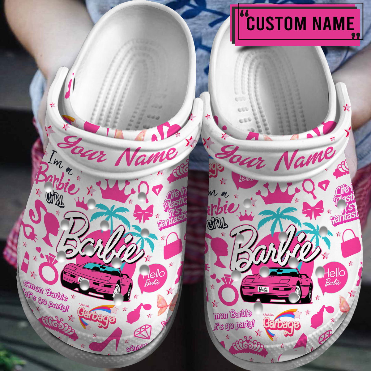 Barbie Movie Crocss Clogs For Men Women And Kid Crs-Brb-La-090502