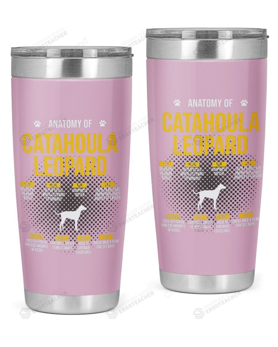 Anatomy Of Catahoula Leopard Funny Dog Lover Gift Stainless Steel Tumbler, Tumbler Cups For Coffee/Tea, Great Gifts For Birthday Christmas Thanksgiving