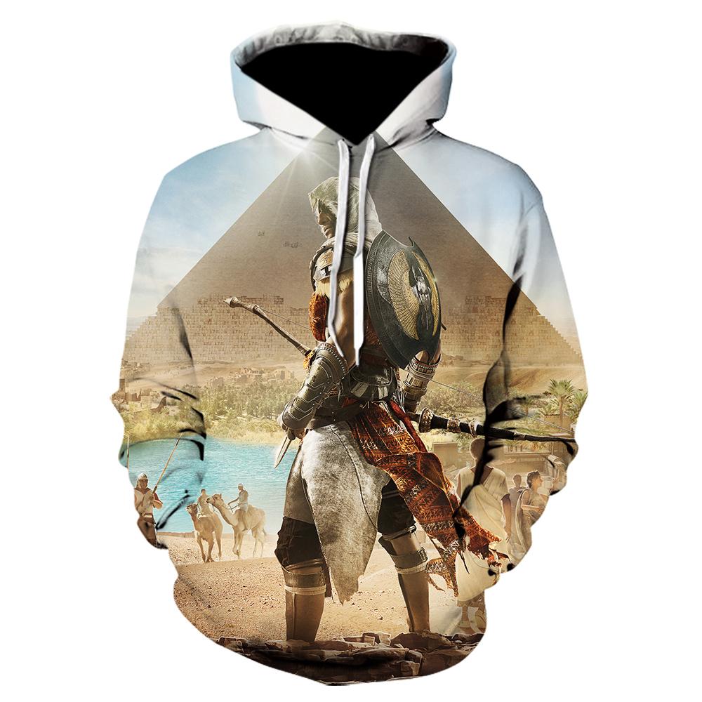 3D Print Assassin’s Creed Hoodie – Fashion Sweatshirt