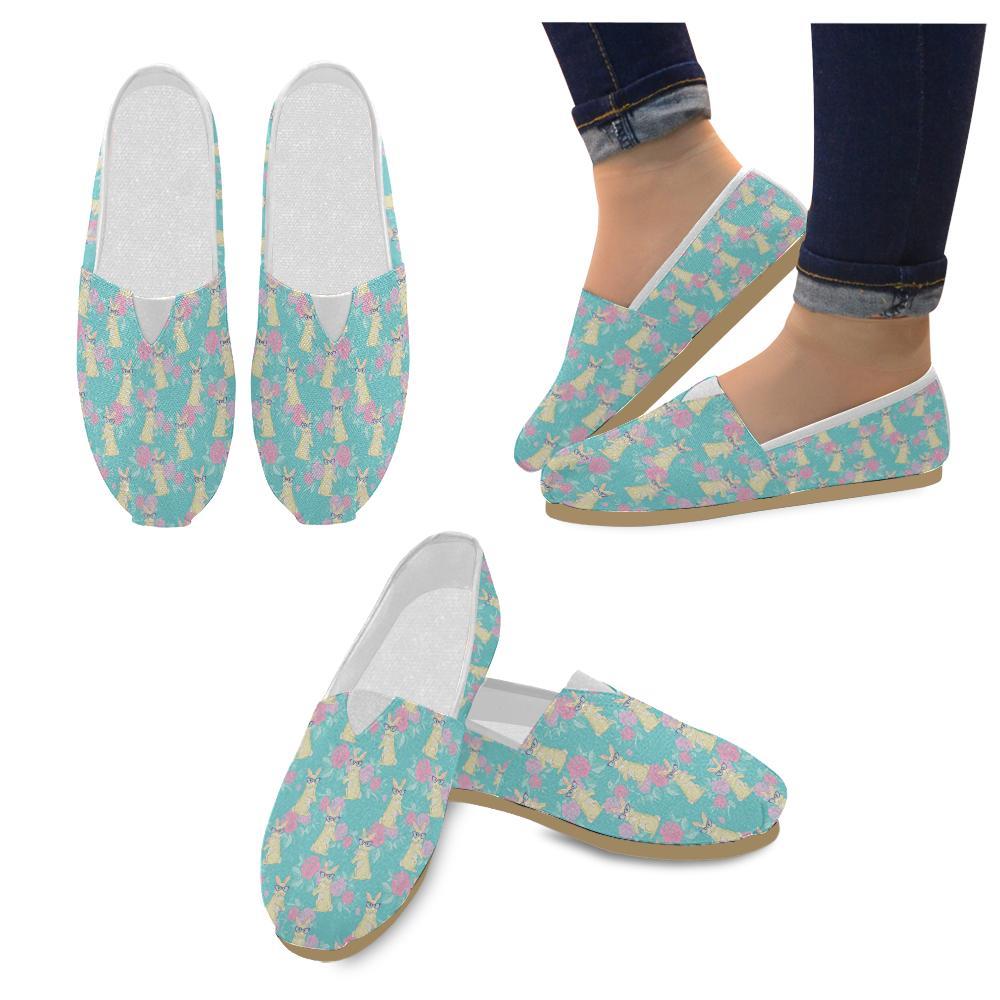 Rabbit Pattern Print Design Rb05 Women Casual Shoes