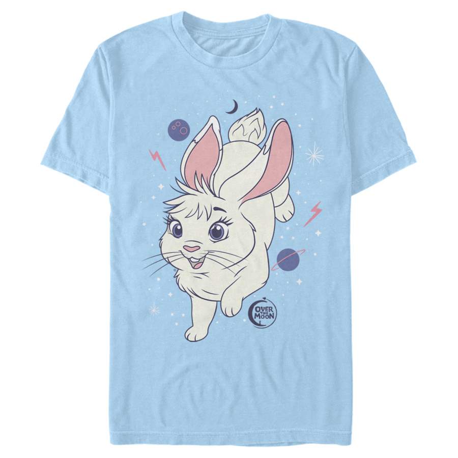 Over the Moon Men’s Bungee Star Bunny  T Shirt