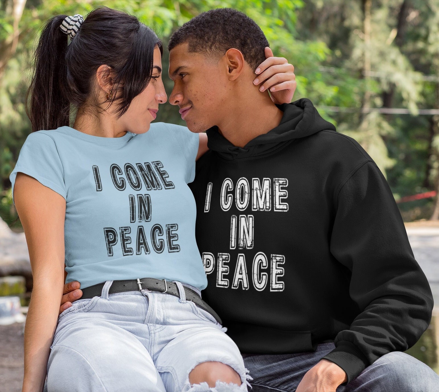 I Come In Peace Shirt -matching couple shirts,matching couple hoodies,matching couple gift,couple hoodies,i come in peace in peace shirts
