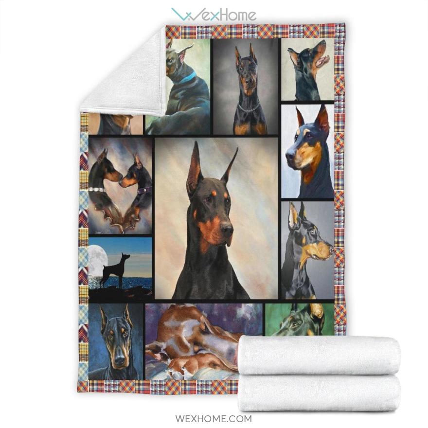 Miniature Pinscher Dog Premium Blanket Dog Lovers Blanket