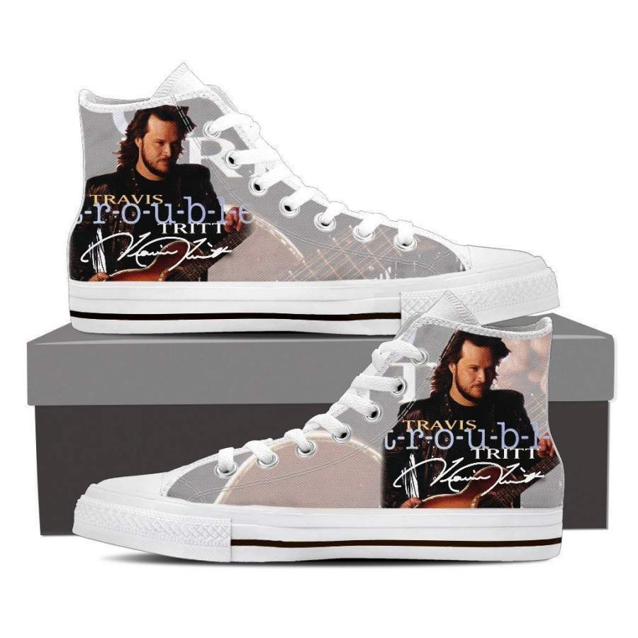 Travis Tritt Mens High Top Sneakers