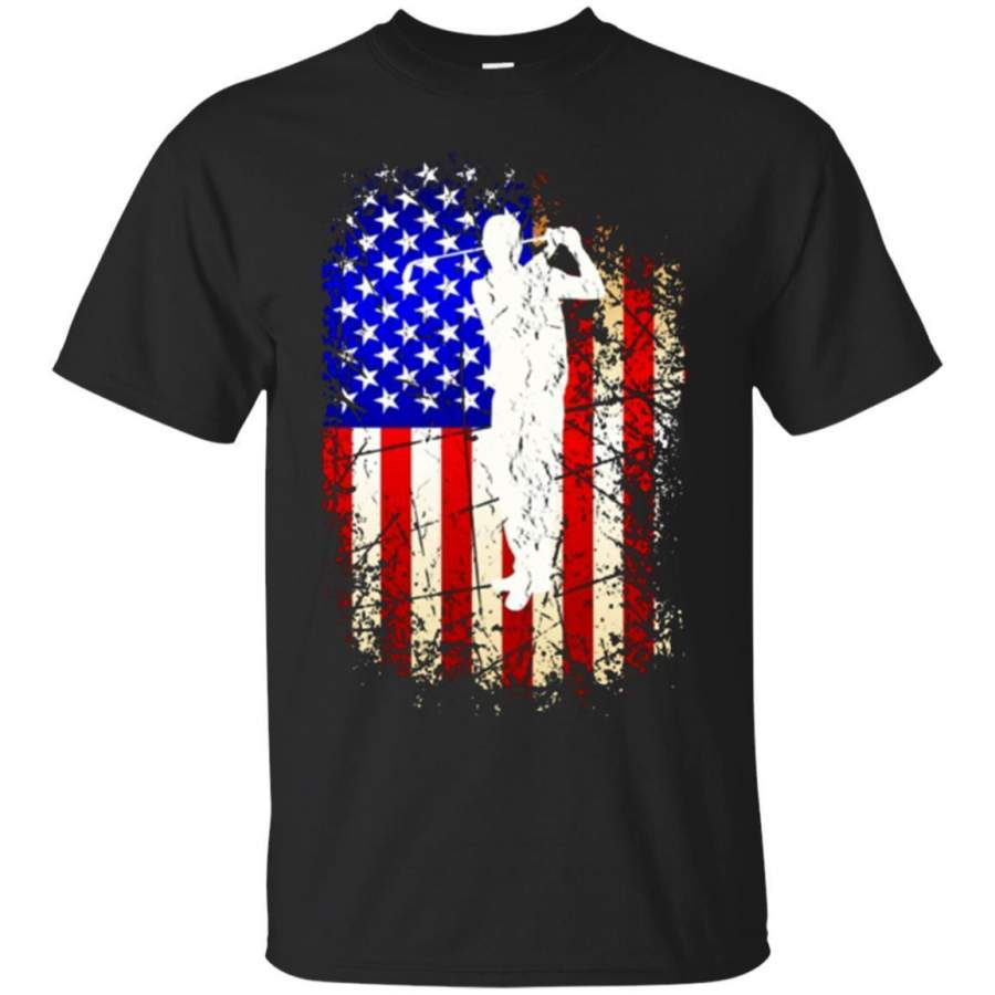 AGR 4th Of July Golf Shirt Patriotic American Flag Gift T-shirt zGalaxy Fashion T-Shirt