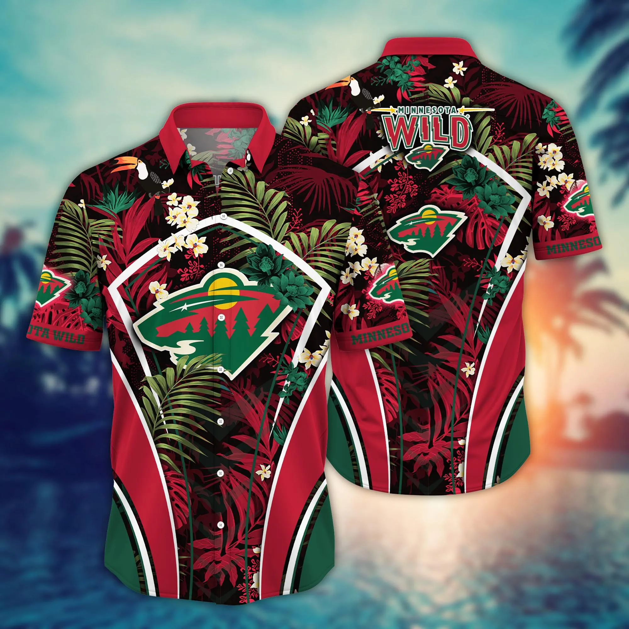 Minnesota Wild Nhl Hawaiian Shirt Air Conditioning Aloha Shirt